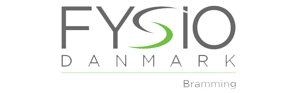 Fysio Danmark, Bramming logo med link til deres hjemmeside.